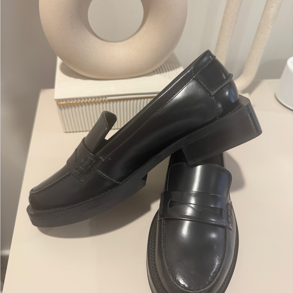 Classic Black Loafers